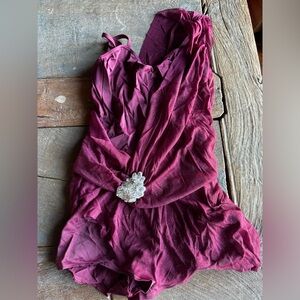 Balera Burgundy Dance Dress